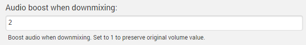 Audio Boost 设置